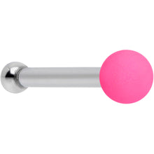 Load image into Gallery viewer, 20G 1/4 Pink Matte 2mm Nose Bone
