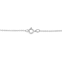 Load image into Gallery viewer, .925 Sterling Silver Pave-Set Diamond Accent Fairy Wing 18" Heart Pendant Necklace (I-J Color, I1-I2 Clarity)
