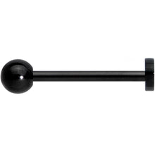 Load image into Gallery viewer, Black Cheery Nautical Whale Barbell Tongue Ring
