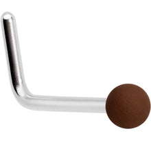 Load image into Gallery viewer, 20G 7mm Dark Brown Matte 2mm L Shaped Nose Ring

