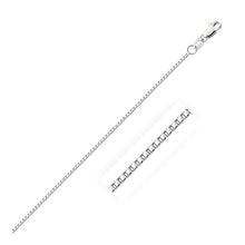Load image into Gallery viewer, 14k White Gold Octagonal Box Chain (1.00 mm)
