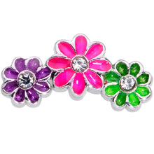 Load image into Gallery viewer, 16G 5/16 Clear Gem Floral Garland Cartilage Tragus Earring
