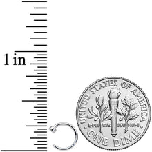 Load image into Gallery viewer, 20G 1/4 Simple Disc Nose Hoop

