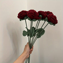 Load image into Gallery viewer, 1pc Artificial Flower, Living Room Decoration, Table Rose, Single Bouquet, Wedding Fake Flower, Dried Flower Ornament, High-End Floral Arrangement Decor
