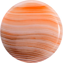 Load image into Gallery viewer, Natural Red Line Agate Stone Saddle Plug Set
