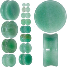 Load image into Gallery viewer, Natural Green Aventurine Stone Saddle Plug Set
