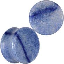 Load image into Gallery viewer, Natural Blue Aventurine Stone Saddle Plug Set
