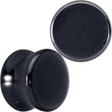 Load image into Gallery viewer, Natural Black Hematite Stone Saddle Plug Set
