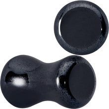 Load image into Gallery viewer, Natural Black Hematite Stone Saddle Plug Set
