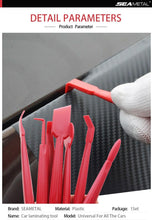 Load image into Gallery viewer, 7/13pcs Car Vinyl Film Wrapping Tools Car Sticker Film Scraper Kit Auto Felt Squeegee Scraper Set Knife Decal Plaste Accessories
