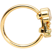Load image into Gallery viewer, 20G 5/16 Gold Tone Beer Mug St Patricks Day Nose Hoop
