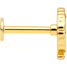 Load image into Gallery viewer, 16G 5/16 Gold Tone Turkey Thanksgiving Labret Monroe Tragus
