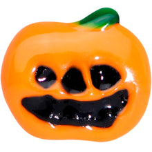 Load image into Gallery viewer, 20G 5/16 Black Happy Little Pumpkin Halloween Nose Hoop
