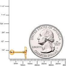 Load image into Gallery viewer, Holiday Snowman Santa Tragus Cartilage Earring
