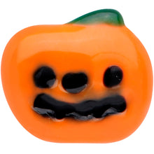 Load image into Gallery viewer, 20G 1/4 Black Happy Little Pumpkin Halloween Nose Bone
