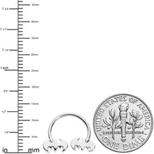 Load image into Gallery viewer, 18G 3/8 Licensed DC Comics Batman Horseshoe Circular Barbell Set
