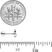 Load image into Gallery viewer, 16G 1/4 Reindeer Snowman Christmas Dangle Cartilage Tragus Set of 3
