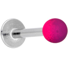 Load image into Gallery viewer, 16G 5/16 Pink Purple Ombre Soft Finish Labret Monroe Tragus
