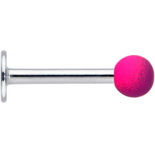 Load image into Gallery viewer, 16G 5/16 Pink Purple Ombre Soft Finish Labret Monroe Tragus
