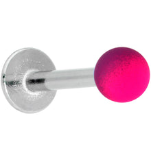 Load image into Gallery viewer, 16G 5/16 Pink Purple Ombre Soft Finish Labret Monroe Tragus
