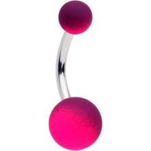 Load image into Gallery viewer, Pink Purple Ombre Soft Finish Belly Ring
