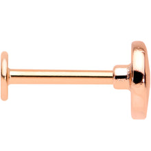 Load image into Gallery viewer, 16G 5/16 Rose Gold Tone Face in the Moon Labret Monroe Tragus
