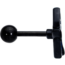 Load image into Gallery viewer, 16G 1/4 Black Blue Summer Kayak Boat Cartilage Tragus Earring
