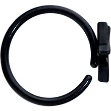 Load image into Gallery viewer, 18G 3/8 Black Red Summer Kayak Boat Nose Hoop
