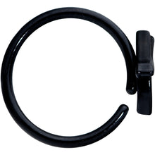 Load image into Gallery viewer, 18G 3/8 Black Blue Summer Kayak Boat Nose Hoop
