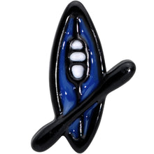 Load image into Gallery viewer, 20G 1/4 Black Blue Summer Kayak Boat Nose Bone
