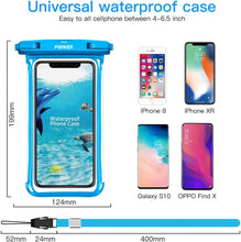Load image into Gallery viewer, Modern Waterproof Case For Phone Full View Universal Soft Phone Cover For iPhone Water Proof Bag Waterproof Phone Case With Lanyard for iPhone Waterproof Bag
