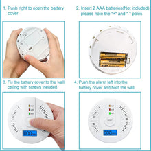 Load image into Gallery viewer, Portable Carbon Monoxide Detector – Battery-Operated CO Alarm
