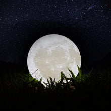 Load image into Gallery viewer, Moon Lamp Moon Light Night Light for Kids Gift for Women USB Charging and Touch Control Brightness 3D Printed Warm and Cool White Lunar Lamp
