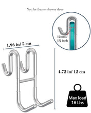 Load image into Gallery viewer, Rust-Resistant Door Mount Shower Hook – Strong Multifunctional Hanging Hook
