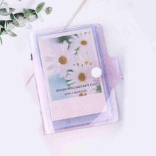 Load image into Gallery viewer, 72 Pockets Book Album for PVC 3/4/5/6 Inch Album Daisy Printing 3 inch Photo paper Mini Films Transparent Photo Album Book Gifts For Friends And Coin Collectors
