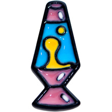 Load image into Gallery viewer, 18G 3/8 Black Retro Lava Lamp Nose Hoop

