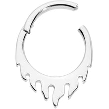 Load image into Gallery viewer, 16G 5/16 Flames of Style Fire Hinged Segment Ring
