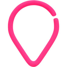 Load image into Gallery viewer, 18G 3/8 Pink Matte Teardrop Cartilage Closure Ring
