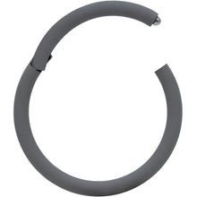 Load image into Gallery viewer, 18G 3/8 Grey Matte Cartilage Hinged Segment Ring
