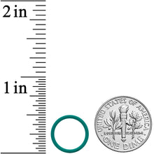 Load image into Gallery viewer, 18G 3/8 Teal Matte Cartilage Hinged Segment Ring

