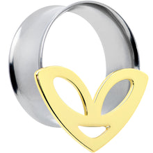 Load image into Gallery viewer, Two Tone Alien Face Double Flare Tunnel Plug Set
