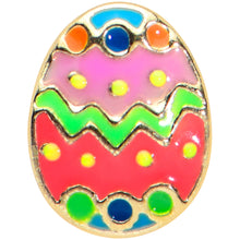 Load image into Gallery viewer, 20G 1/4 Funky Painted Easter Egg Nose Bone
