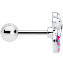 Load image into Gallery viewer, 16G 1/4 Pink Gem Easter Egg Easter Bunny Cartilage Tragus Earring
