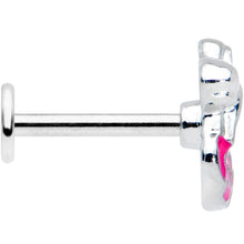 Load image into Gallery viewer, 16G 5/16 Pink Gem Easter Egg Easter Bunny Labret Monroe Tragus
