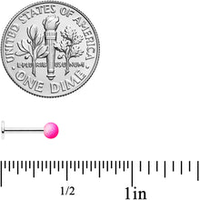Load image into Gallery viewer, 16G 5/16 Pink White Ombre Soft Finish Labret Monroe Tragus
