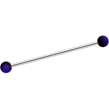Load image into Gallery viewer, 14G Pink Brown Ombre Soft Finish Industrial Barbell 38mm Set of 4
