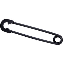 Load image into Gallery viewer, 14G Black Matte Punk Rock Safety Pin Industrial Barbell 38mm
