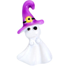 Load image into Gallery viewer, 16G 5/16 Gold Tone Ghost Witch Halloween Labret Monroe Tragus
