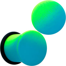 Load image into Gallery viewer, Green Blue Ombre Matte Acrylic Single Flare Plug Set
