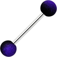 Load image into Gallery viewer, Red Pink Orange Black Ombre Soft Finish Barbell Tongue Ring Set of 4

